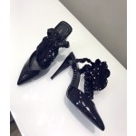 [Saint Laurent / Saint Laurent] YSL show live 18SS spring and summer show new ladies pointed high heels