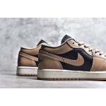 Air Jordan 1 Low Top Brown and Black