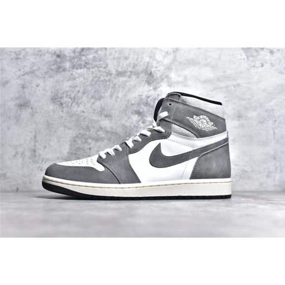 Air Jordan 1 High " Washed Black " Grey and Black