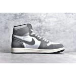 Air Jordan 1 High " Washed Black " Grey and Black