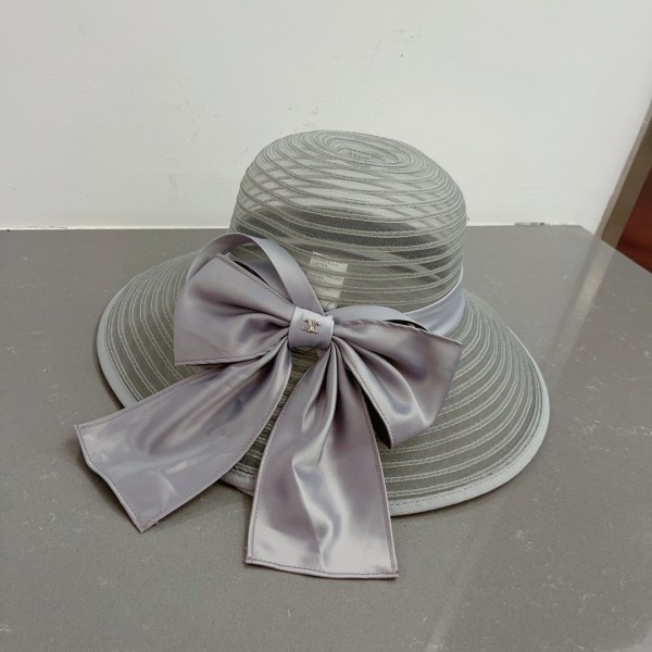 Celine organza new visor hat