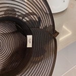 Celine organza new visor hat