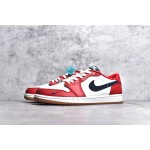 Air Jordan 1 Low OG White Red Chicago Small Hook