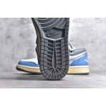 NK Air Jordan 1 Low "Washed Denim Grey Blue