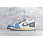 Air Jordan 1 Low Top Blue Grey