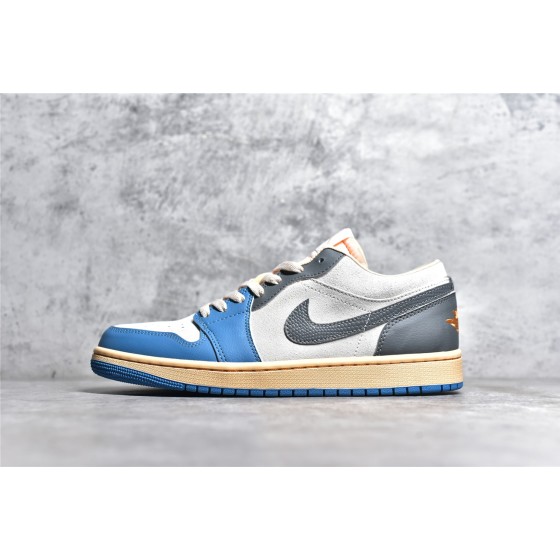 Air Jordan 1 Low Top Blue Grey