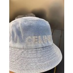 CELINE New New Washed Denim Fisherman