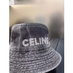 CELINE New New Washed Denim Fisherman