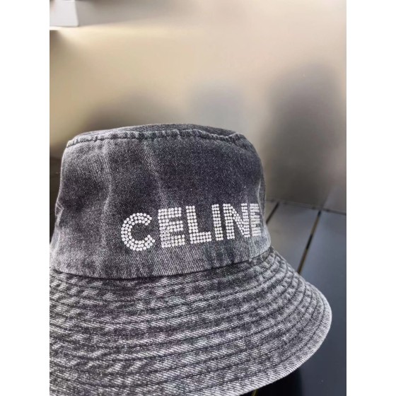 CELINE New New Washed Denim Fisherman