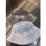 CELINE New New Washed Denim Fisherman