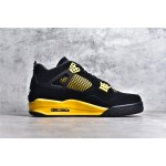 Air Jordan AJ4 Retro Black and Yellow Thundercats