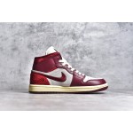 Air Jordan 1 MiD red and white