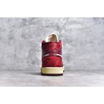 Air Jordan 1 MiD red and white