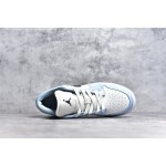 Air Jordan 1 low top white and blue