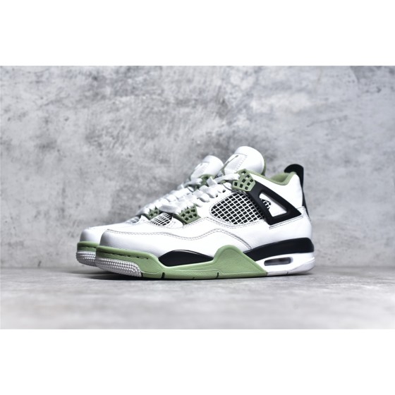 AIR JORDAN 4 Sage Sea Salt White Green Black
