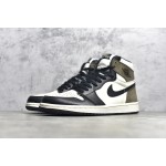 Air Jordan 1 Retro "Dark Mocha" Small Barb / Mocha Coffee