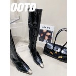 𝙎𝙖𝙞𝙣𝙩 𝙇𝙖𝙪𝙧𝙚𝙣𝙩 | 𝟐𝟎𝟐𝟏/𝐒𝐒 𝐧𝐞𝐰 YSL｜Saint Laurent 2022SS Stretch Patent Leather Boots