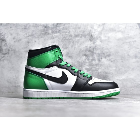 Air Jordan 1 High OG "Lucky Green" Black and Green Toe