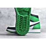 Air Jordan 1 High OG "Lucky Green" Black and Green Toe