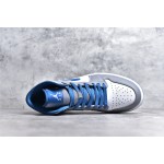 Air Jordan 1 MiD Grey White Blue