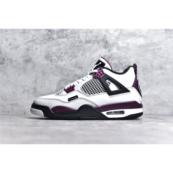 Air Jordan AJ4 Retro PSG Grand Paris White Purple