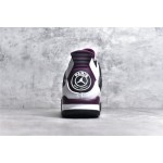Air Jordan AJ4 Retro PSG Grand Paris White Purple