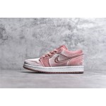 Air Jordan 1 Low Top Pink Velvet