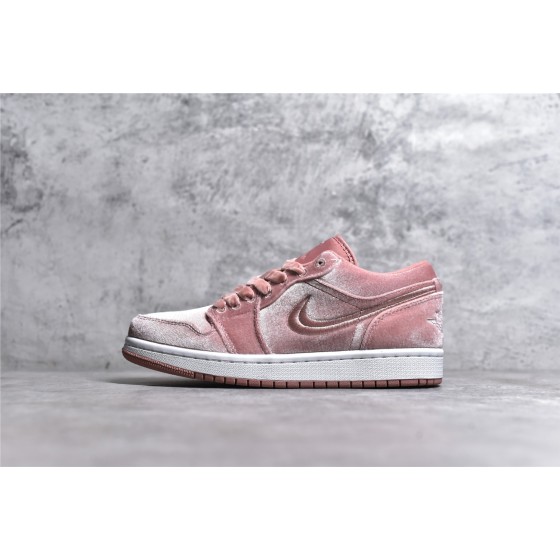 Air Jordan 1 Low Top Pink Velvet