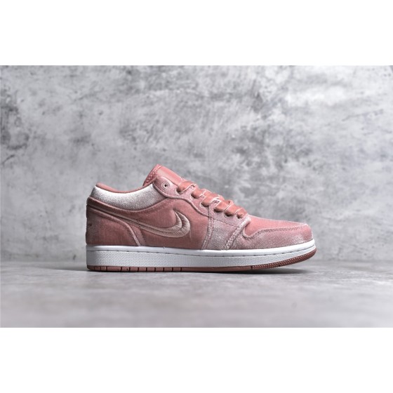 Air Jordan 1 Low Top Pink Velvet