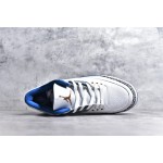 Air Jordan 3 White Blue Burst