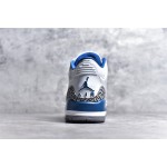 Air Jordan 3 White Blue Burst