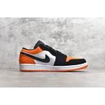 Air Jordan 1 Low Top Shatter Orange