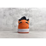 Air Jordan 1 Low Top Shatter Orange