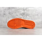 Air Jordan 1 Low Top Shatter Orange