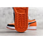 Air Jordan 1 Low Top Shatter Orange