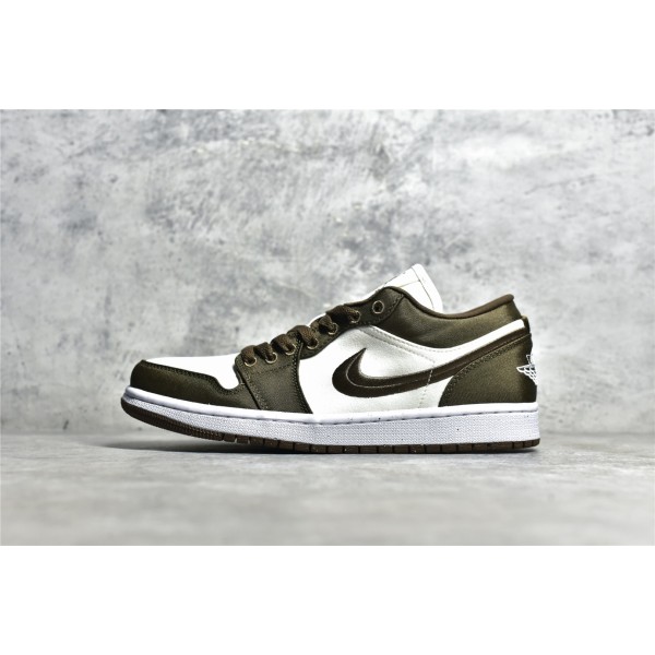 Air Jordan 1 laag legergroen