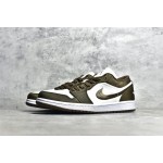 Air Jordan 1 laag legergroen