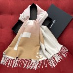 𝐂𝐡𝐚𝐧𝐞𝐥 shawl scarf 🧣 dual-use 53% cashmere ➕ 47% wool
