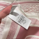 𝐃𝐢𝐨𝐫 ·《Bookmark Square Scarf》Pink 100% Mulberry Silk