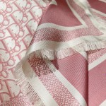𝐃𝐢𝐨𝐫 ·《Bookmark Square Scarf》Pink 100% Mulberry Silk