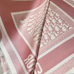 𝐃𝐢𝐨𝐫 ·《Bookmark Square Scarf》Pink 100% Mulberry Silk