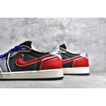 Air Jordan AJ1 Low Low Top Deconstructed Grey Blue Red