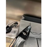 𝙎𝙖𝙞𝙣𝙩 𝙇𝙖𝙪𝙧𝙚𝙣𝙩 | 𝟐𝟎𝟐𝟐/𝐒𝐒 𝐧𝐞𝐰 YSL｜New Muller Sandals Crystal Sheepskin