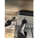 𝙎𝙖𝙞𝙣𝙩 𝙇𝙖𝙪𝙧𝙚𝙣𝙩 | 𝟐𝟎𝟐𝟐/𝐒𝐒 𝐧𝐞𝐰 YSL｜New Muller Sandals Crystal Sheepskin