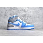 Air Jordan 1 MiD White Blue