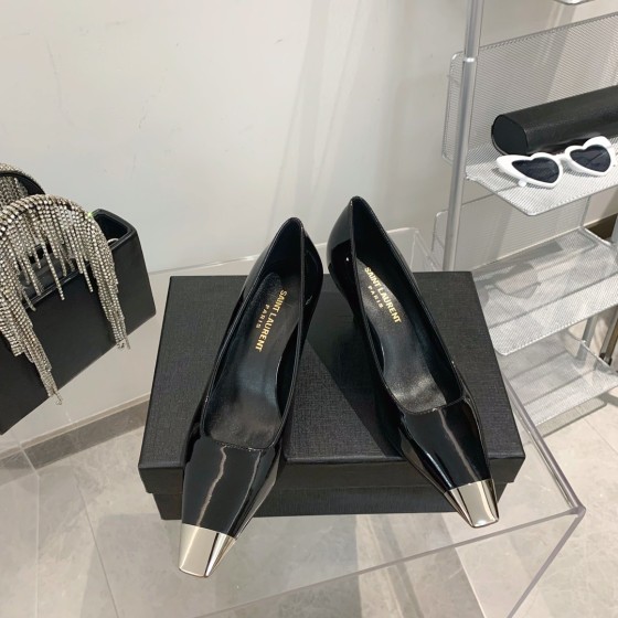 𝙎𝙖𝙞𝙣𝙩 𝙇𝙖𝙪𝙧𝙚𝙣𝙩 | 𝟐𝟎𝟐𝟐/𝐒𝐒 𝐧𝐞𝐰 YSL｜Saint Laurent Metal Toe Series Italian Leather Outsole