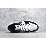 Air Jordan 1 Low Top Patent Leather White and Black
