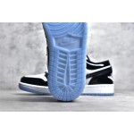 Air Jordan 1 Low Top Patent Leather White and Black