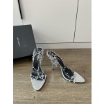𝙎𝙖𝙞𝙣𝙩 𝙇𝙖𝙪𝙧𝙚𝙣𝙩 | 𝟐𝟎𝟐𝟐/𝐒𝐒 𝐧𝐞𝐰 YSL｜Saint Laurent new metal chain high heels luxury metal rhinestone buckle