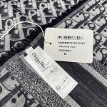 𝐃𝐢𝐨𝐫 · 23款新款牛仔系列-字母长巾海军蓝45%棉32%羊毛23%真丝